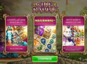 Big Time Gaming Slots | The Origin Of The Megaways 138 Image of the Big Time Gaming slot White Rabbit Megaways loading screen