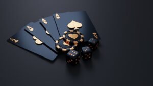 Slots or live casino feature image of four aces and casino chips